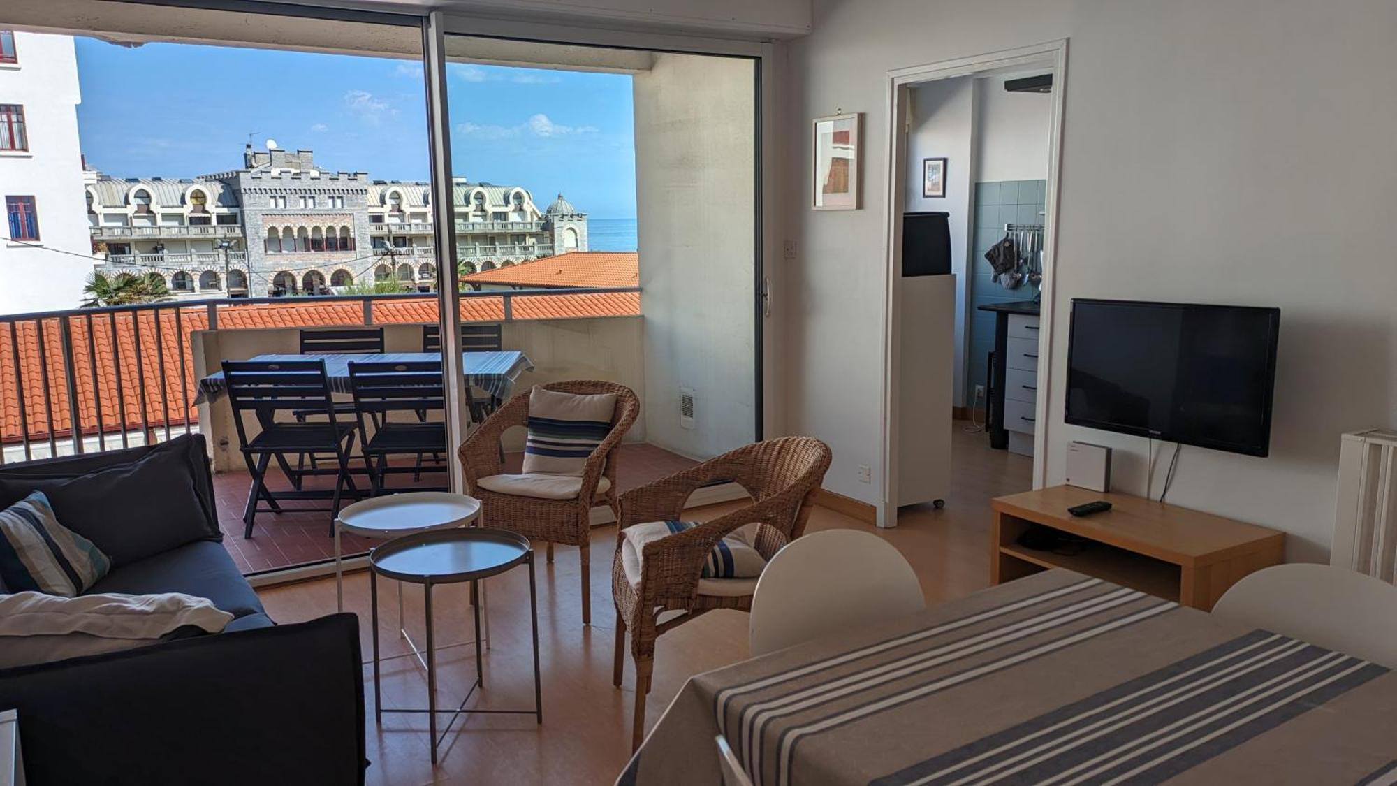 Appartement 3 Pieces Au Coeur D'Hendaye Plage エクステリア 写真