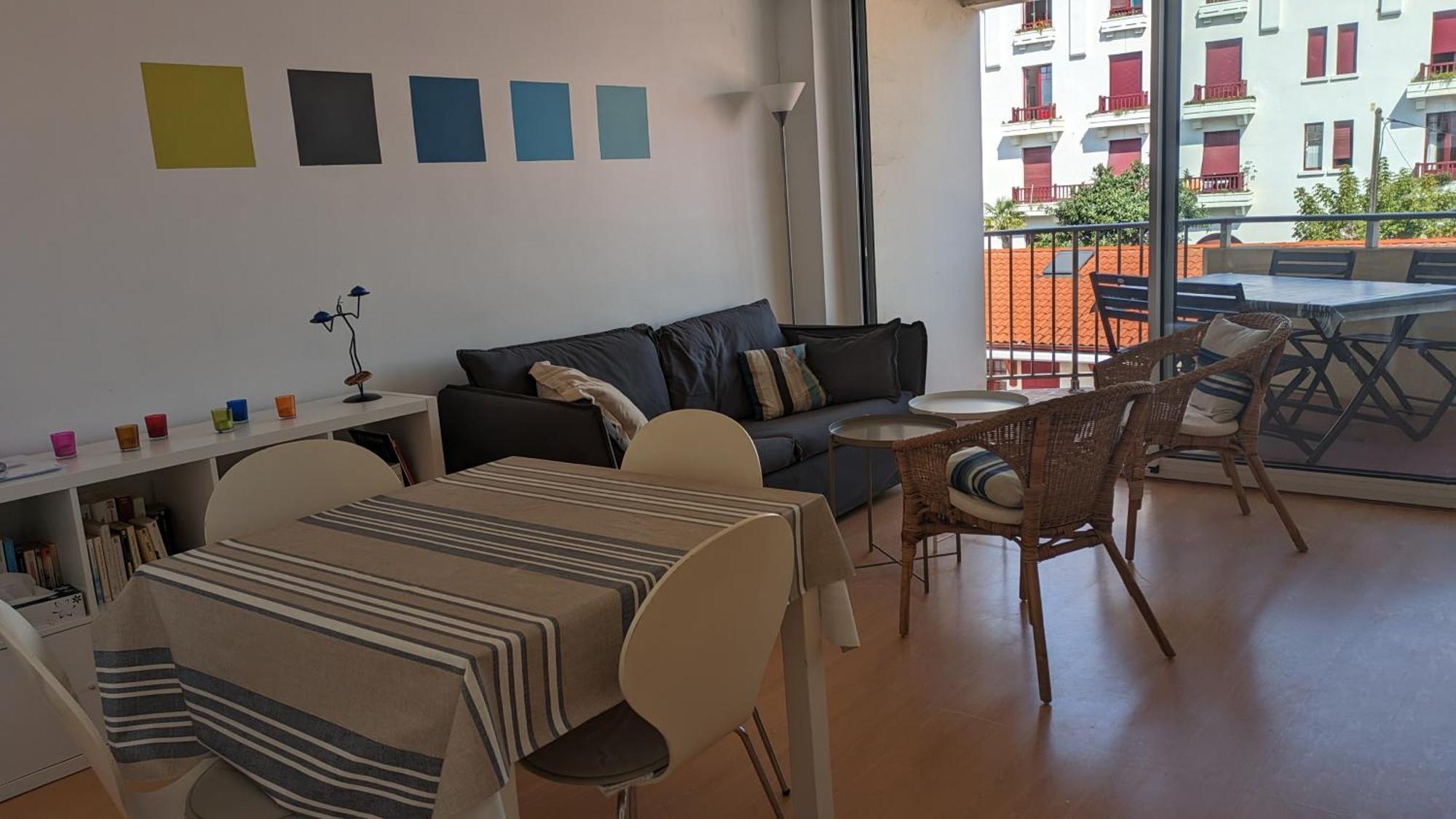 Appartement 3 Pieces Au Coeur D'Hendaye Plage エクステリア 写真